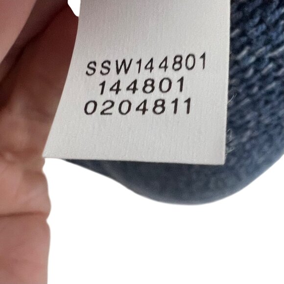 J Jill Pure Jill Blue Funnel Neck Pullover Sweater Size L Relaxed Oversized - Picture 10 of 10